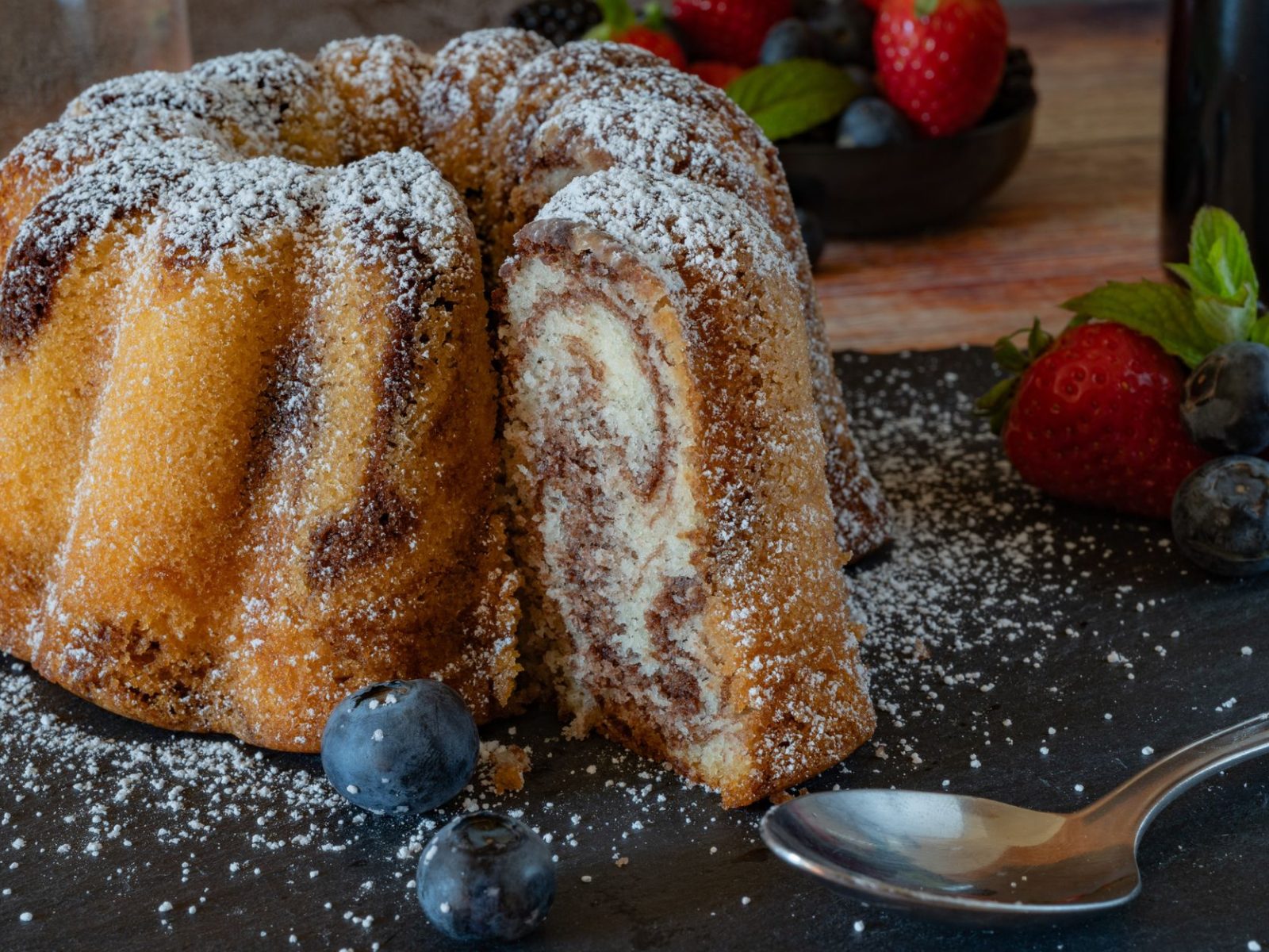 Klassischer Marmorkuchen