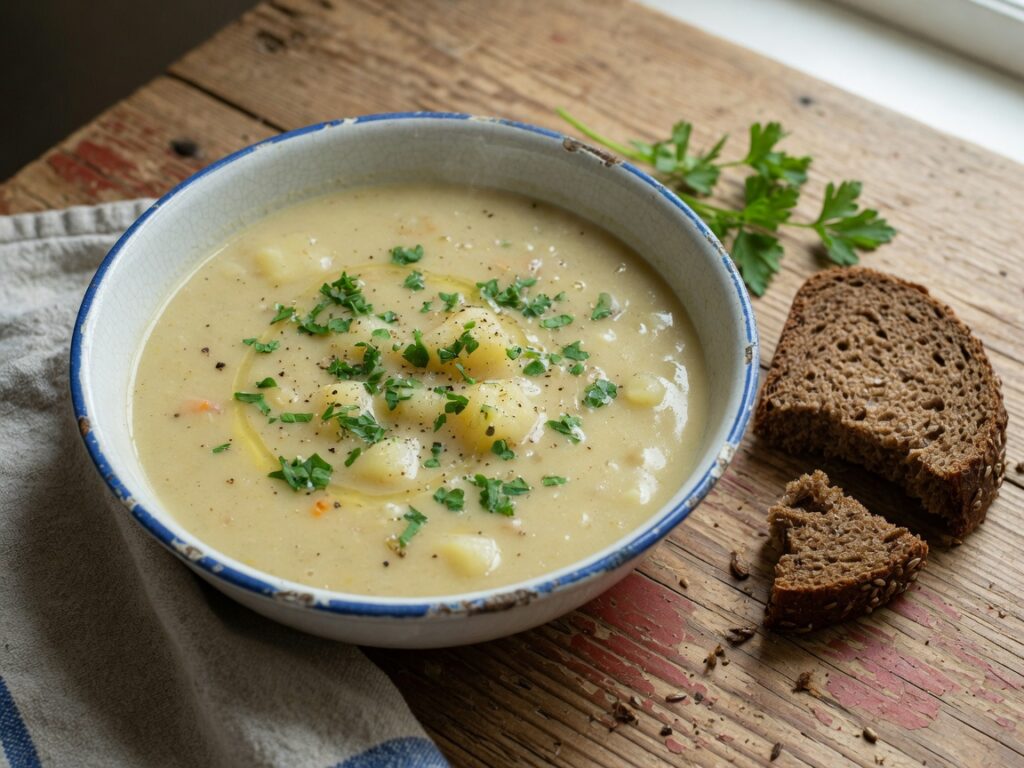 Herzhafte Kartoffelsuppe – Schritt 1