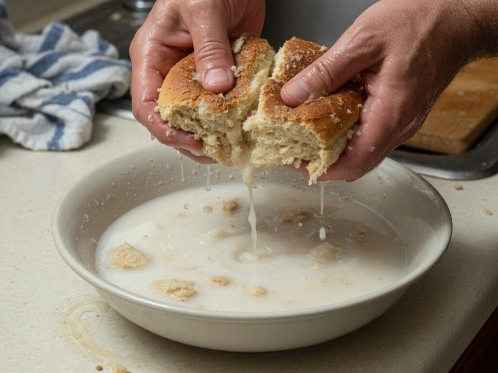 Fein gewürfelte Zwiebeln für Frikadellen