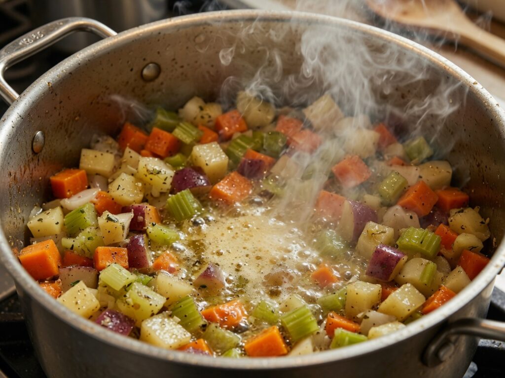 Herzhafte Kartoffelsuppe – Schritt 3
