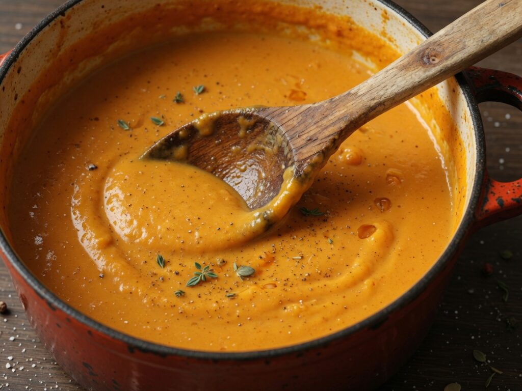 Cremige Kürbissuppe – Schritt 3