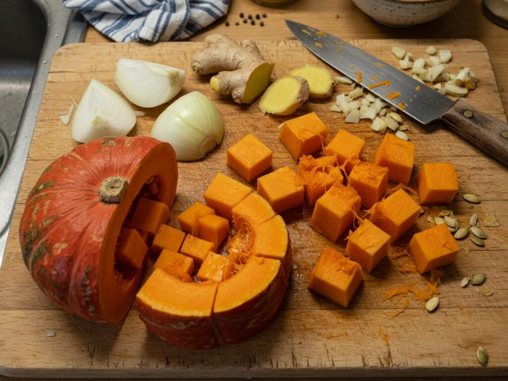 Cremige Kürbissuppe – Schritt 4