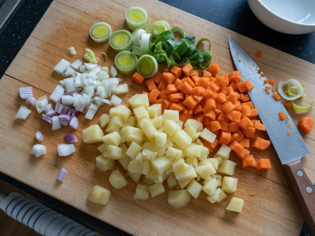 Herzhafte Kartoffelsuppe – Schritt 6