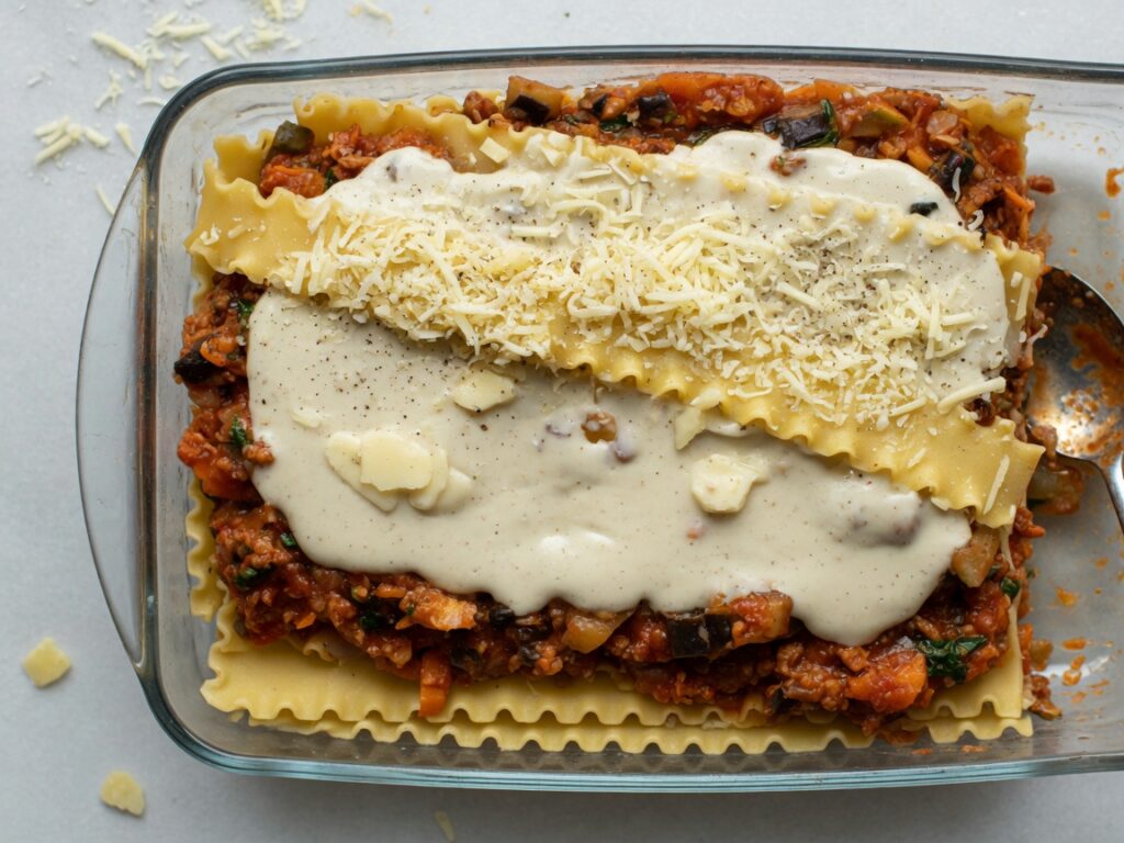 Vegetarische Lasagne – Schritt 6