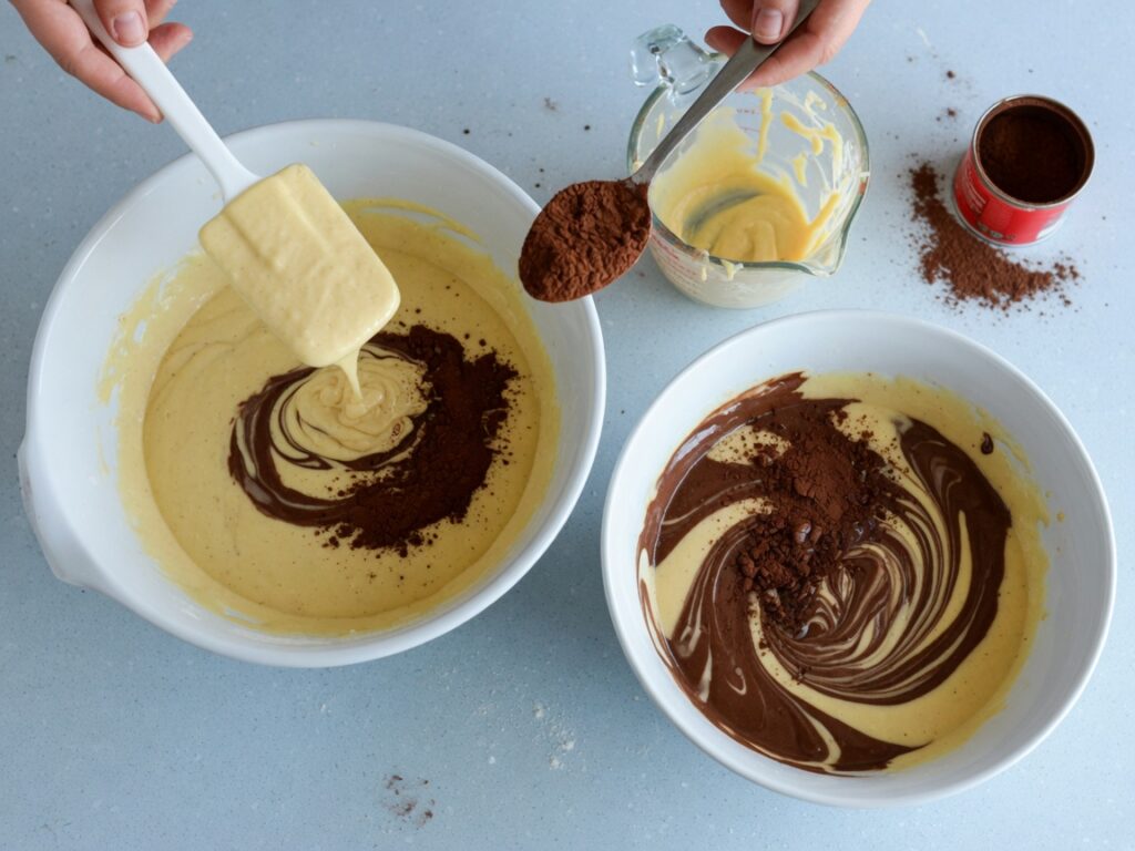 Klassischer Marmorkuchen – Schritt 6